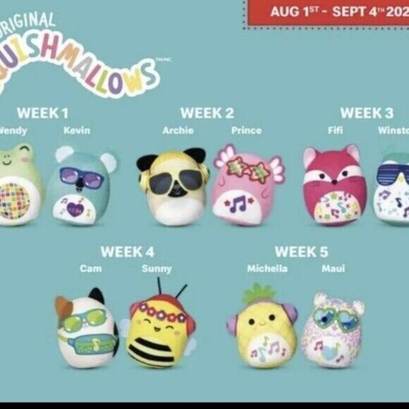 McD  Squishmallows:  Archie and Prince - Picture 13 of 13